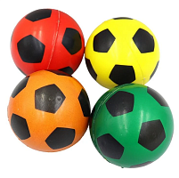 Іграшка М'ячик м'який фомовий 7,6см. футбол  9680-7,6