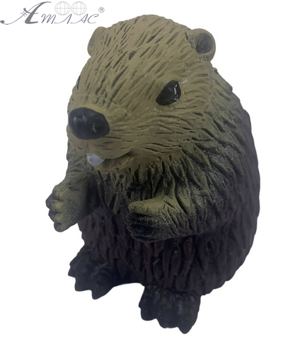 Игрушка Силиконовая тянучка Бобер 7 см коричневый 08792 фото 2 Игрушка Силиконовая тянучка Бобер 7 см коричневый 08792 фото 2