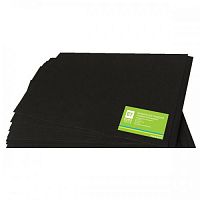 Фоаміран Чорний кольорова пориста гума А4 7719