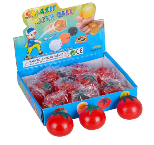 Игрушка Прикол Лизун Антистресс Томат 5 см  9654 фото 2