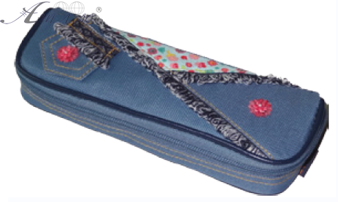 Пенал шкільний LUCKY F2283-6 тканина Пенал шкільний LUCKY F2283-6 тканина