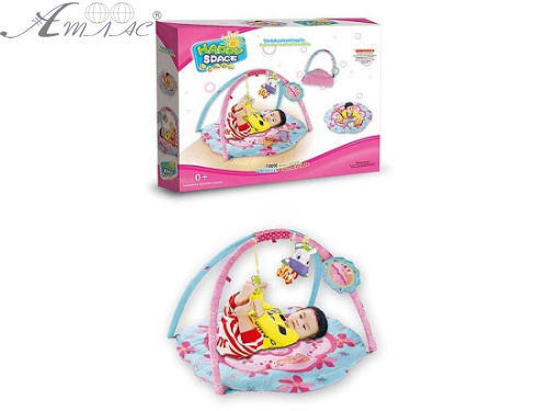 Ігровий Килимок для малюка Happy Space рожево-блакитний  JL616