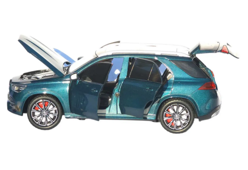 Машинка Автоэксперт Mersedes-Benz GLE 350 синяя 20см двери свет звук  1841-12 фото 2