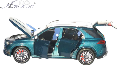 Машинка Автоексперт Mercedes-Benz GLE 350 синя 20 см двері світло звук  1841-12 фото 2