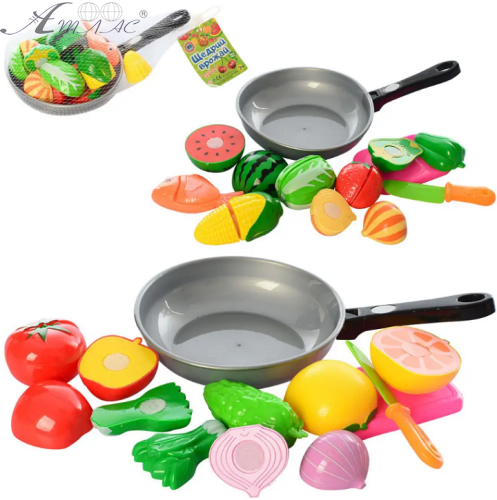 Игрушка набор Овощей на липучках со сковородой 7013C Игрушка набор Овощей на липучках со сковородой 7013C
