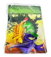 Іграшка Набір Динозаврів 3 штуки 5-6 см  3400