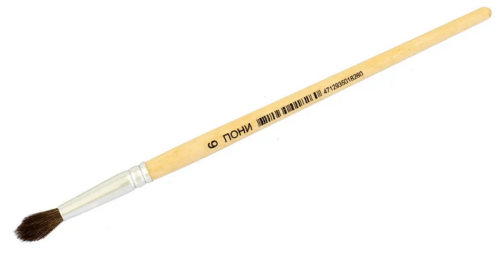 Кисть пони круглая № 6 JO 09455 Кисть пони круглая № 6 JO 09455