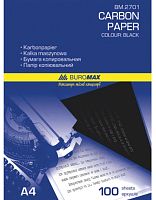 Папір копіювальний Buromax чорний А4 10 аркушів  BM2701