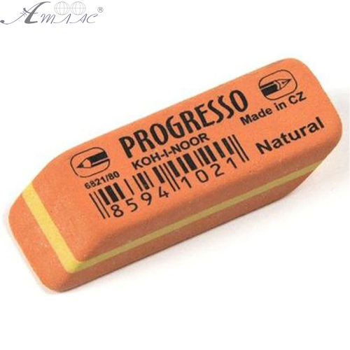 Резинка-Ластик KOH-I-NOOR Progresso оранжевая 6821/80 Резинка-Ластик KOH-I-NOOR Progresso оранжевая 6821/80