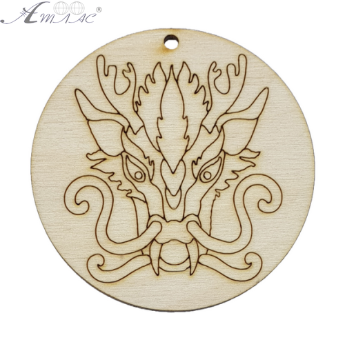 Фігурка Дракон № 2 морда в кулі  d = 7см  AS-4866