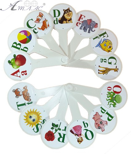 Віяло з картинками - Англійська абетка AS-0013, К-5379