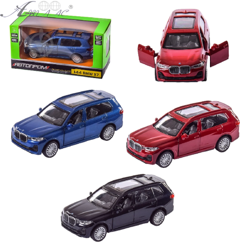 Машинка Автопром BMW X7 метал інерційна 11см  68476