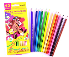 Олівці кольорові Marco пегашку 12 кольорів шестигранні 1010-12СВ