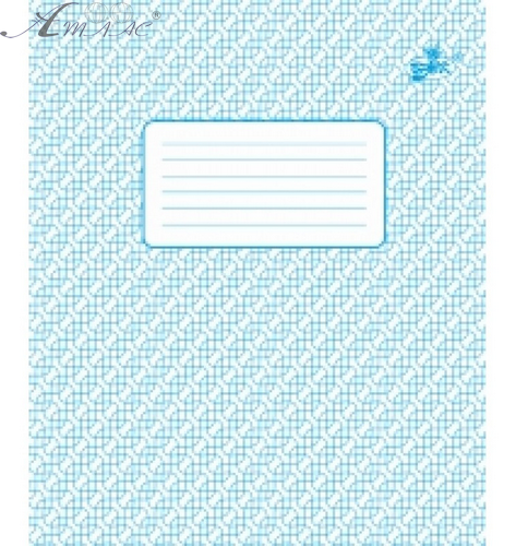 Тетрадь 12 листов Косая линия фоновая Бриск  ТВ-50