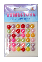Декор Стрази самоклеючі 36 штук  213836