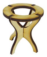 Сувенир "Пасхальная подставка с кружочком" на 1 яйцо 5 х 5,5 см AS-4208, В-0343