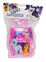 Іграшка Конячка Поні три фігурки у валізі  SM265AB