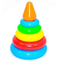 Игрушка Пирамида пластиковая 14 х 21 см Tigres  39116