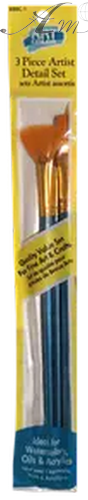 Набор кистей синтетических  3 шт ARTcolor  880C-1 03024