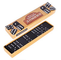Іграшка Доміно чорне 28 кісток у коробці  5008