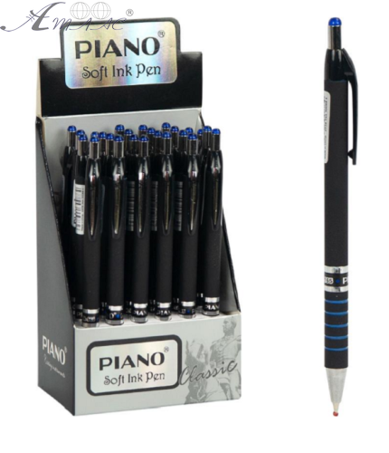 Ручка шариковая Piano автомат Cиняя PВ-165 Ручка шариковая Piano автомат Cиняя PВ-165