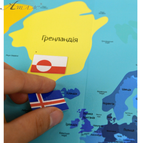 Игрушка Настольная Флаги с многоразовыми наклейками  11121 фото 3