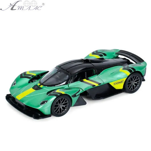 Машинка Kinsmart Aston Martin Valkyrie Зелена  KT5470FW