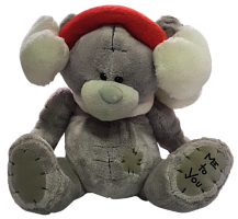 Игрушка Мягкая Мишка в Наушниках 19 см  06-3