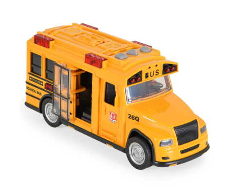 Игрушка Автобус Школьный 19 см двери свет звук  14864 фото 2