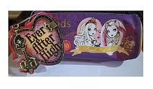 Пенал шкільный 1 Вересня на 1 блискавці, косметичка трикутний, фіолетовий 530843