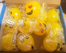 Игрушка Прикол Лизун Антистресс Смайл 5 см  9658