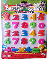 Магниты Цифры и знаки в блистере 21 х 14см  8302