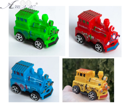 Іграшка Паровозики Набір з 4 штук 6 см у коробці  9503