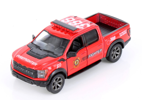 Машинка Kinsmart Ford F-150 Raptor Firefihter 388 пожарная  KT5436WPR