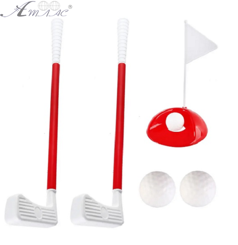 Игрушка Гольф детский 6 предметов в сетке 118/1