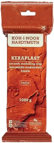 Пластилин "K-I-N" Keraplast 1000 г терракотовый 131707