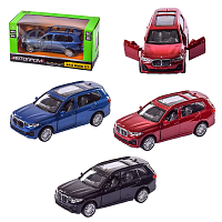 Машинка Автопром BMW X7 металл инерционная 11см  68476