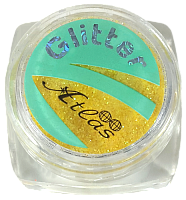 Блестки (Глиттер) мелкие Флуоресцентные Атлас 2 гр - Абрикос AS-2301