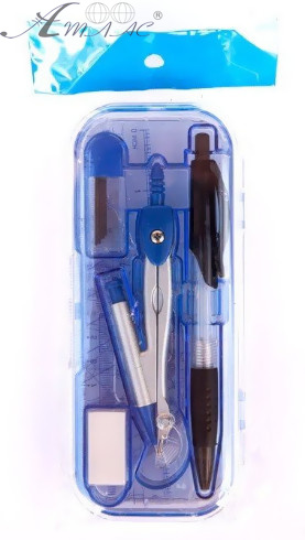 Готовальня 4 предмета, 3 линейки Josef Otten AH-1688