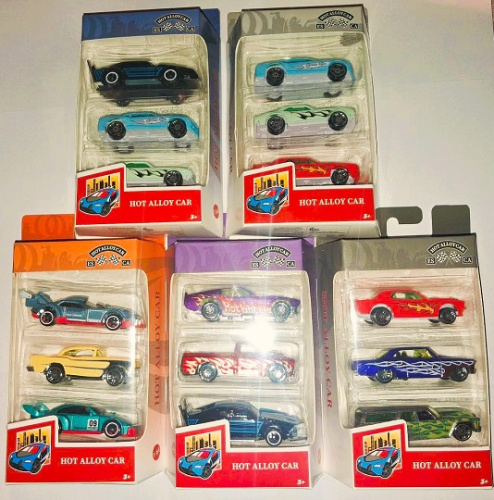 Игрушка Набор спортивных Машин 3 штук  в коробке  8803 фото 2