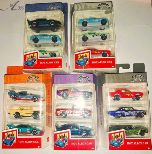 Іграшка Набір спортивних машин 3 штук в коробці  8803 фото 2