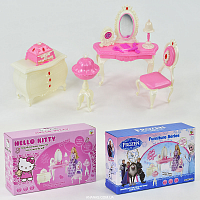 Игрушка Кукольная Мебель набор Hello Kitty Трюмо  901-320 / 321