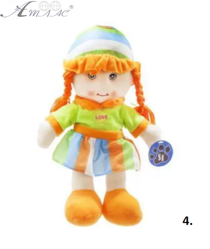 Іграшка М'яка Лялька, Мікс 35 см у пакеті 1422 фото 4 Іграшка М'яка Лялька, Мікс 35 см у пакеті 1422 фото 4