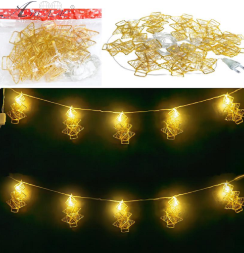 Гірлянда електрична Ялинка золото LED 2 м  16544