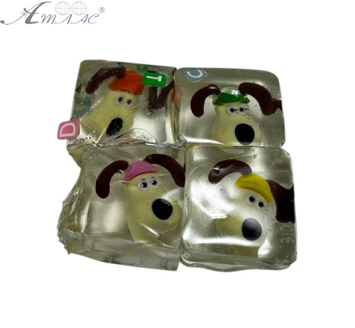 Іграшка антистрес Прозорі кубики з твариною 4 шт у пакеті  09430