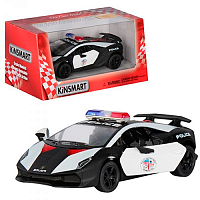 Машинка Kinsmart Lamborghini Sesto Elemento Police KT5359WP