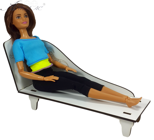 Меблі для ляльок ростом 30 см - Кушетка з МДФ AS-6035 фото 2 Меблі для ляльок ростом 30 см - Кушетка з МДФ AS-6035 фото 2