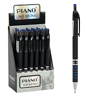 Ручка шариковая Piano автомат  Cиняя  PВ-165