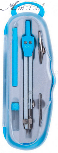 Готовальня 5 предметов Zibi розовая, голубая ZB.5312CL-10, ZB.5312CL-14 фото 2 Готовальня 5 предметов Zibi розовая, голубая ZB.5312CL-10, ZB.5312CL-14 фото 2