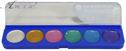 Акварель набор Луч Перламутровая 6 цветов 16С 1117-08 фото 2 Акварель набор Луч Перламутровая 6 цветов 16С 1117-08 фото 2